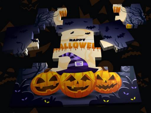 3D Halloween Jigsaw image