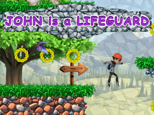 John is a lifeguard image