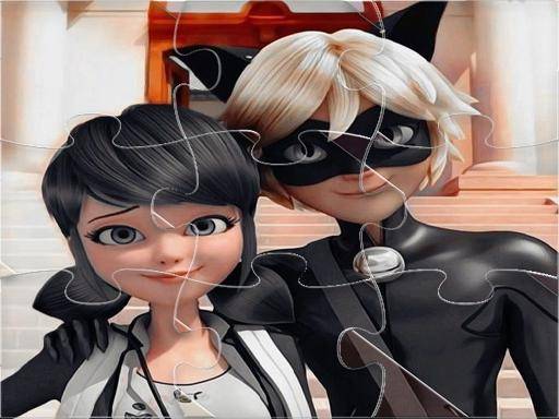 Ladybug & Cat Noir Jigsaw Puzzle image