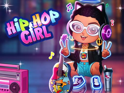 Stylish Hip Hop Girl image